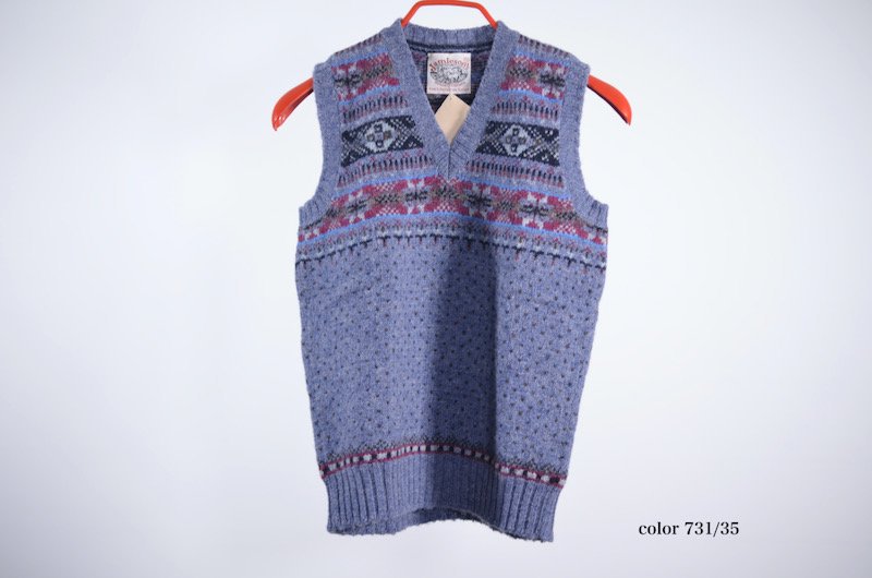 {$history[num].s_expl}> JAMIESON'SFAIR ISLE SWEATER V-NECK VEST