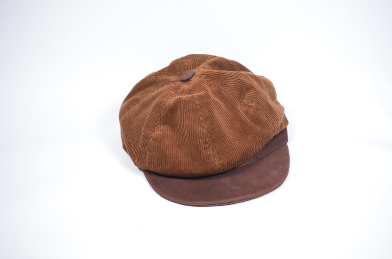  Corduroy casquette  Hand made by SHINYA NOMOTO