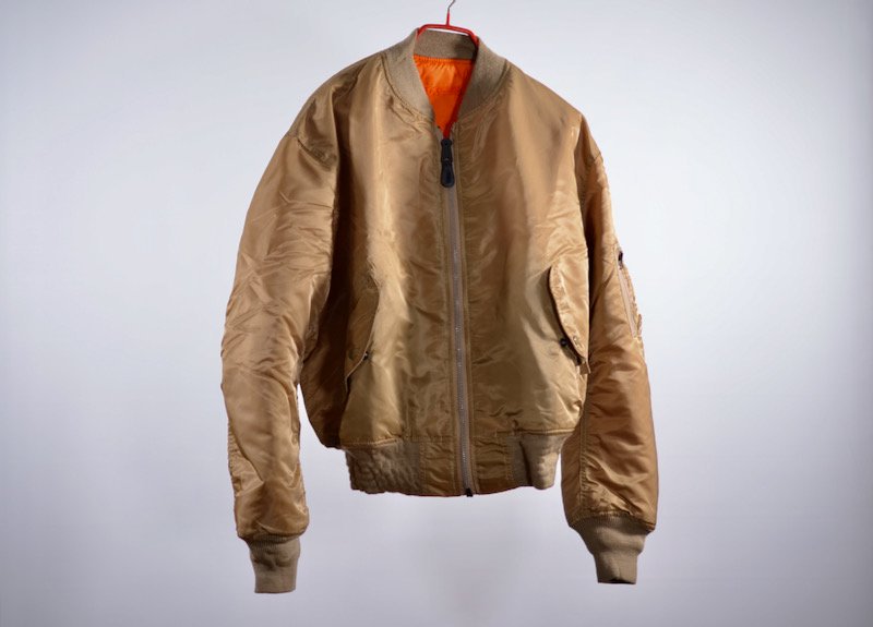  DEAD STOCK 90s CONCORDMA-1 FLIGHT JACKETSILVER