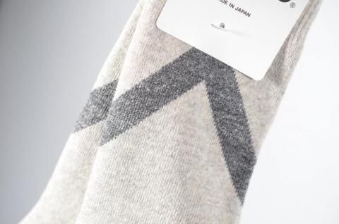 ROTOTO RAFFY SWEAT SOCKS ZIG ZAG