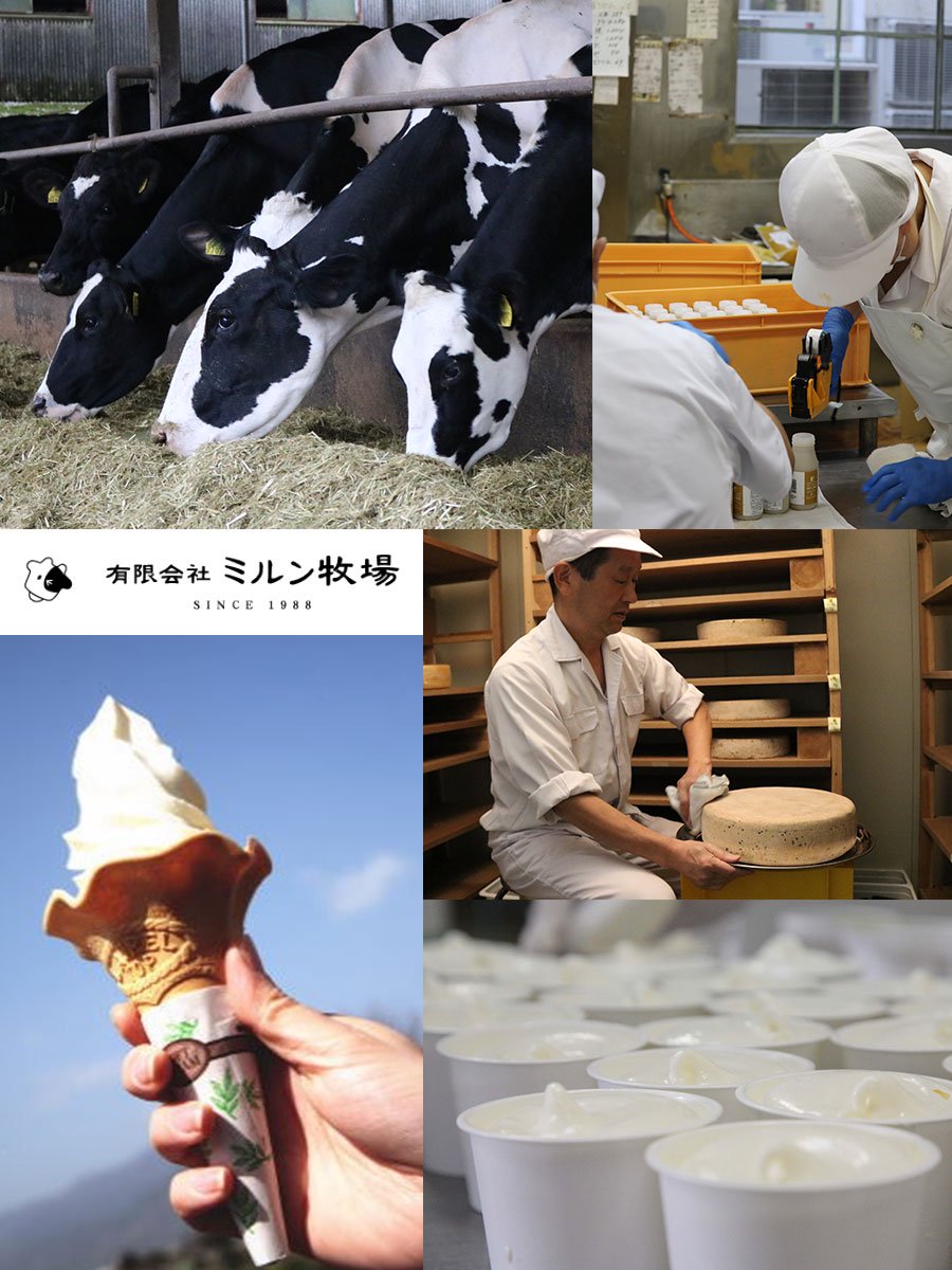 ミルン牧場の牛乳は自然豊かな佐賀県背振山で作られています