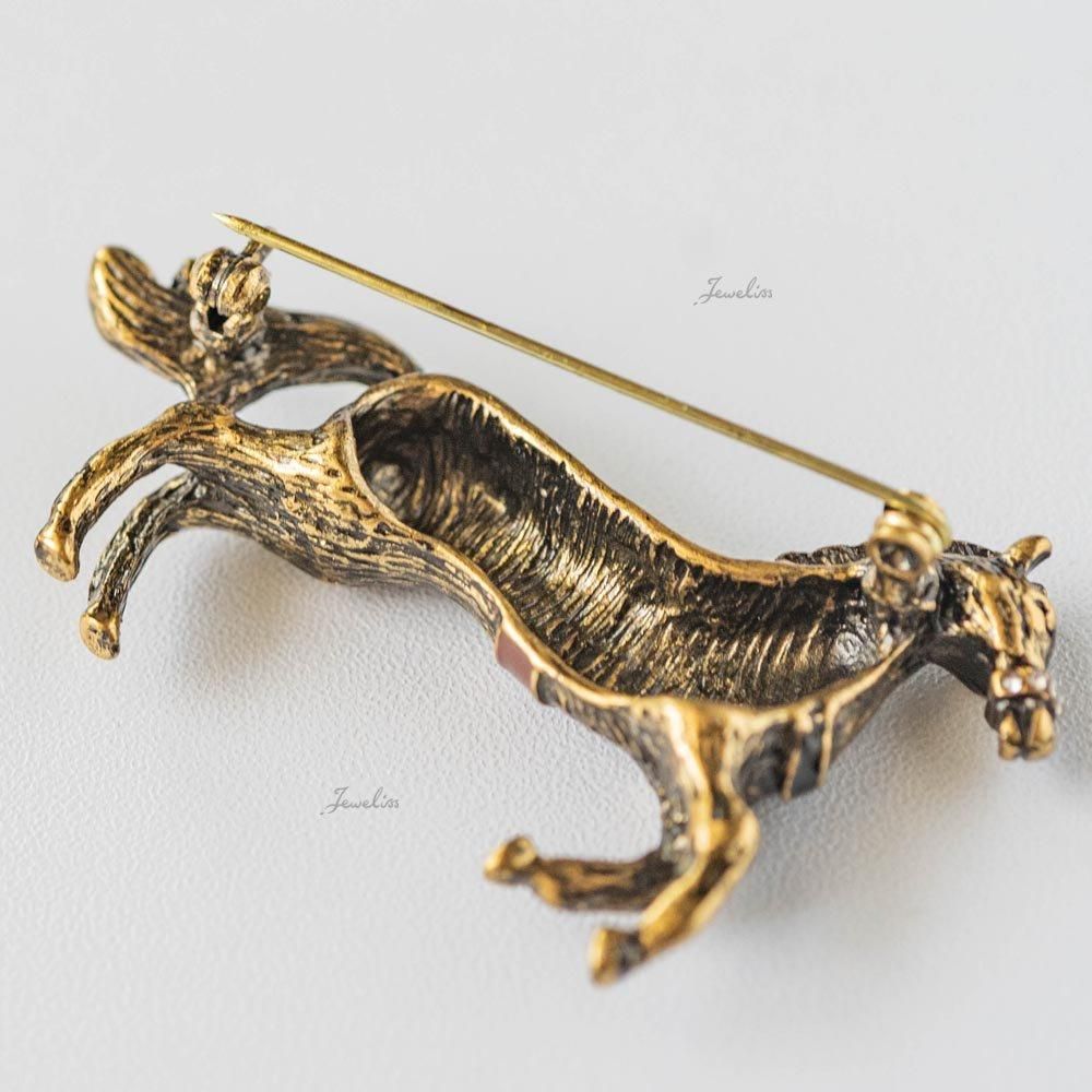 Jeweliss ブローチ Matthias マティアス 馬 ウマ ジュエリス