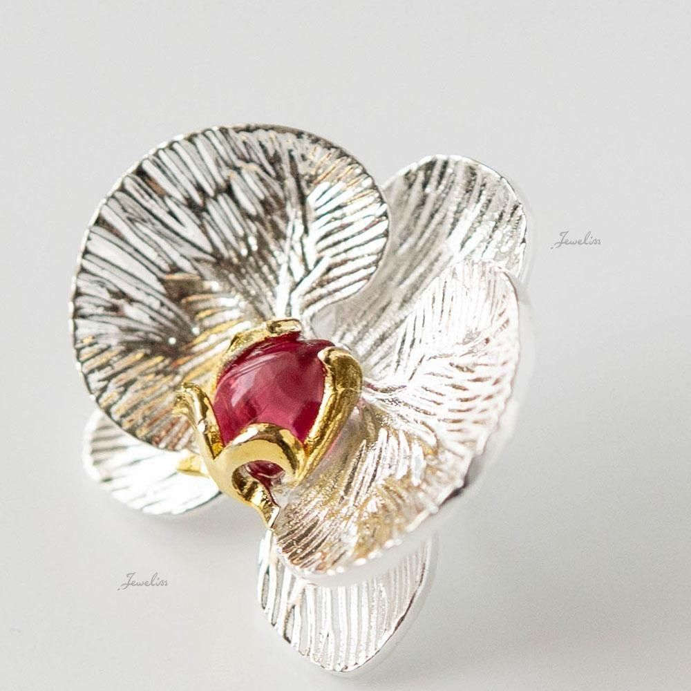 フィリップフェランディス　クリスタル　ブローチ　花 フィリップフェランディス クリスタル ブローチ 花 Philippe