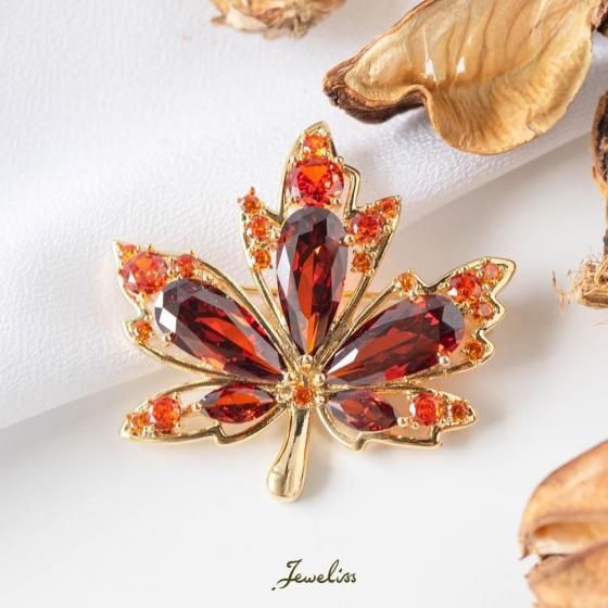 ブローチ　k18 と石と細かなジュエリー ブローチ エマーユジュエリー トルマリン ダイヤモンド K18(18金