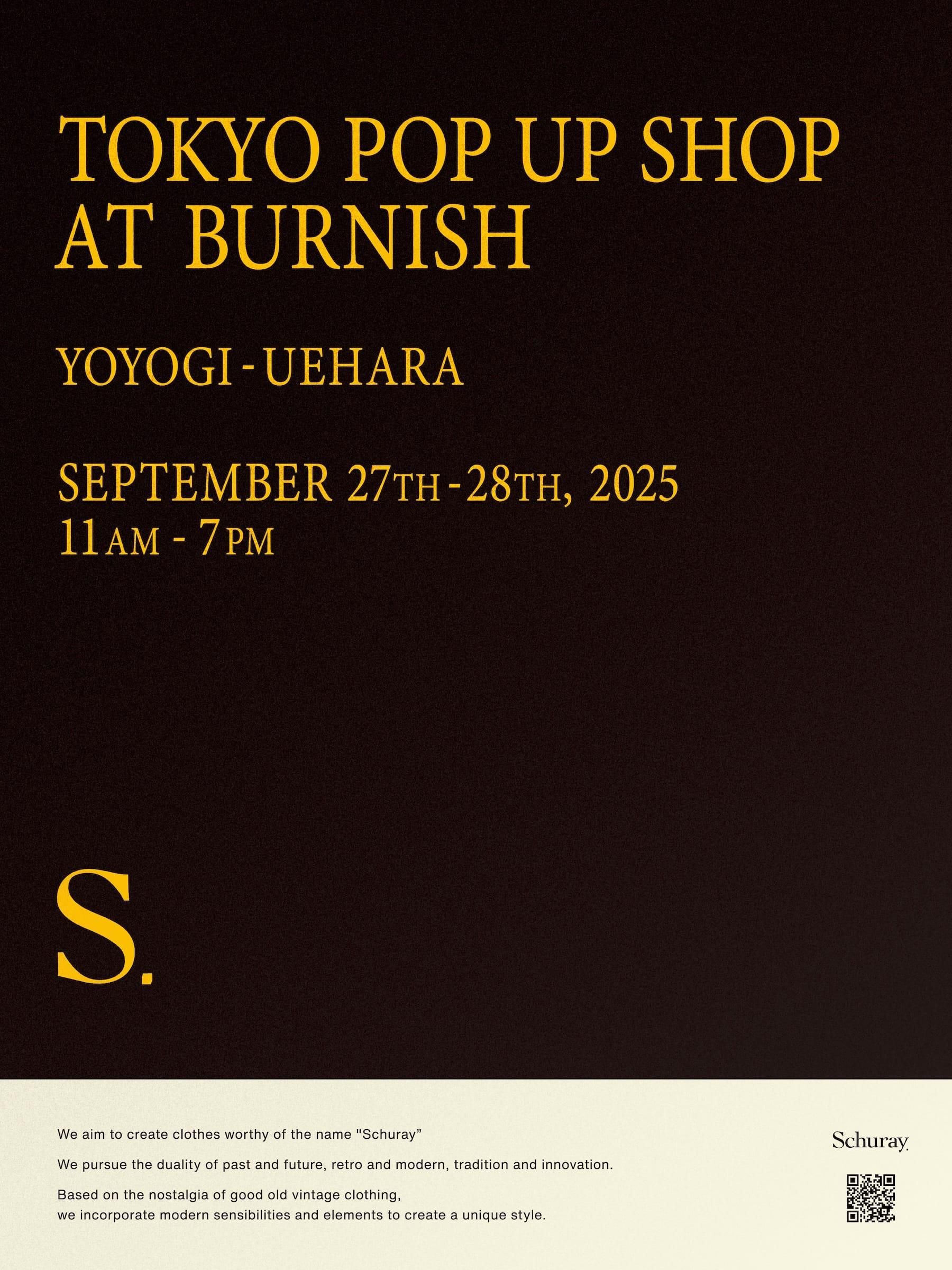 Tokyo Pop-up Shop at Burnish