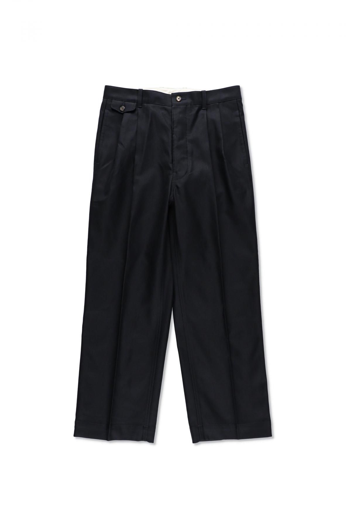 Schuray - Double Weave Chino Trousers (NAVY)