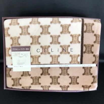 A6　未使用品 日本製 CELINE セリーヌ アクリルニューマイヤー毛布 140cm×200cm CL3040 FPS8003750 西川産業 -  ハッピーマーケット_お宝さがしネットショップ