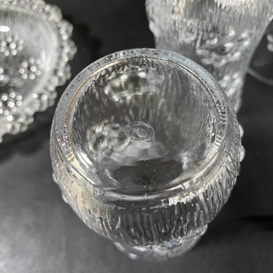 昭和レトロADERIA GLASSアデリア　ピコット　カラーボウル　鉢　石塚硝子 昭和レトロADERIA GLASSアデリア ピコット カラーボウル 鉢 石塚