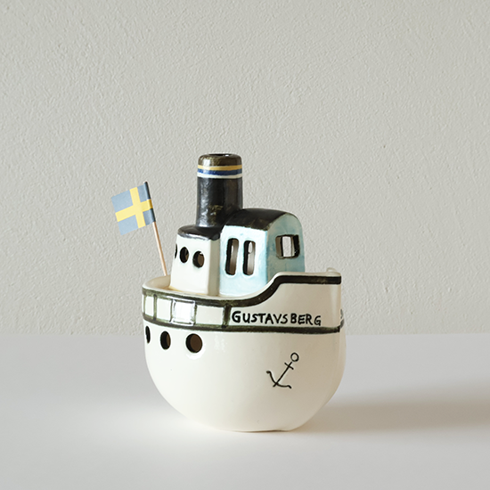 Lisa Larson（リサ・ラーソン）Gustavsberg boat ／グスタフスベリ ボート H15.5cm（現行品） - ritashop