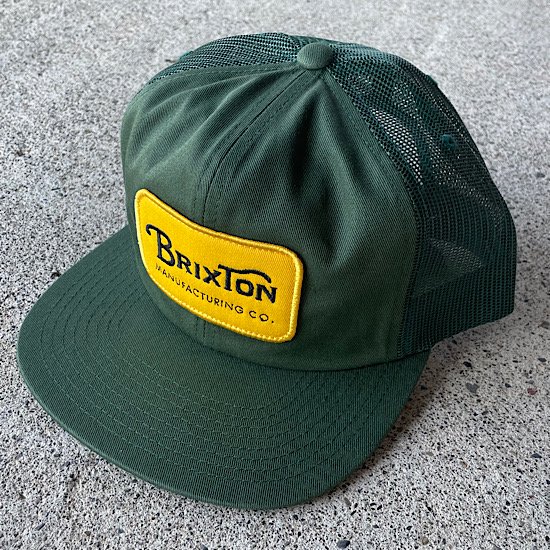 BRIXTON(֥ꥯȥ)GRADE HP TRUCKER HATTREKKING GREEN