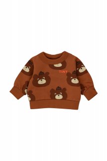 <img class='new_mark_img1' src='https://img.shop-pro.jp/img/new/icons13.gif' style='border:none;display:inline;margin:0px;padding:0px;width:auto;' />tiny cottonsBEARS BABY SWEATSHIRT brown