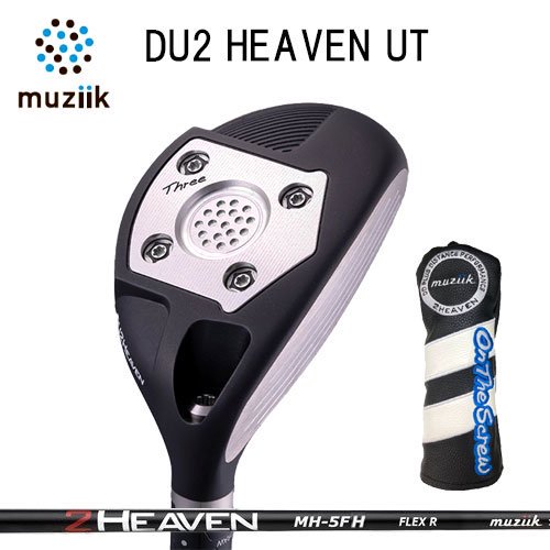 On The Screw DU2 HEAVEN Fairway Wood オンザスクリュー DU2 ヘブン ユーティリティ Muziik ムジーク  ヘッドカバー付き - ゴルフショップエーコーネット