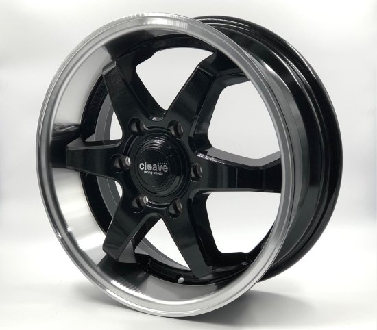 CLEAVE RACING FL53 18x9.5J +18 5H-100 ガンメタ/マシンド 4本セット