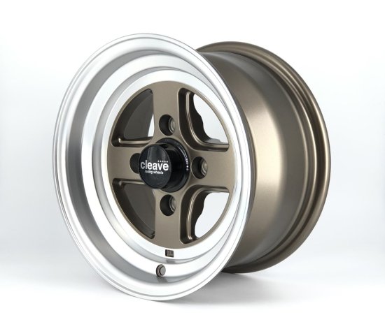 CLEAVE RACING FL53 18x9.5J +18 5H-100 ガンメタ/マシンド 4本セット