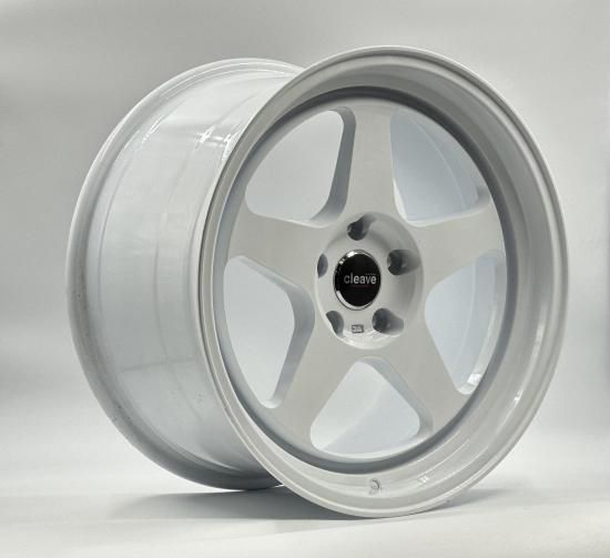 CLEAVE RACING 18x10.5J +15 5H-114.3 2本 CLEAVE RACING TS54C 18x9.5J +18 5H-114.3 ブラック 2本セット