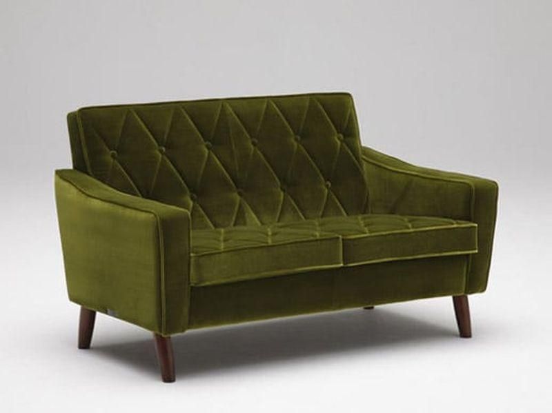 カリモク60 ロビーチェア　モケットグリーン カリモク60】ロビーチェア2シーター | モケットグリーン