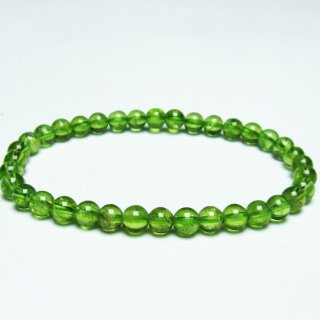 ڥɥå ֥쥹å 5mm ʪ 8  Peridot Bracelet  [M 1/10] 111-21853