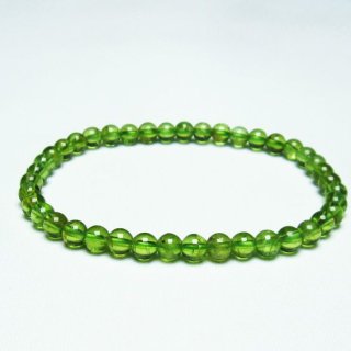 ڥɥå ֥쥹å 5mm ʪ 8  Peridot Bracelet  [M 1/10] 111-21859