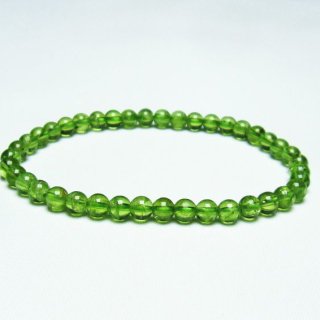 ڥɥå ֥쥹å 5mm ڥɡ ʪ  Peridot Bracelet  [M 1/10] 111-21887