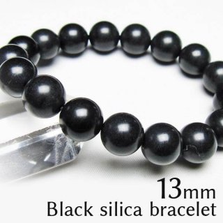 ֥åꥫ ֥쥹å 13mm black silica  ֥쥹 bracelet  ǥ ֥쥹 ȯ  [M 1/5] 711-407