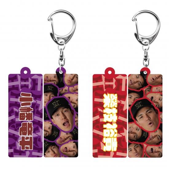顔柄アクリルキーホルダー - シャープ産業 TOTAL FAN GOODS