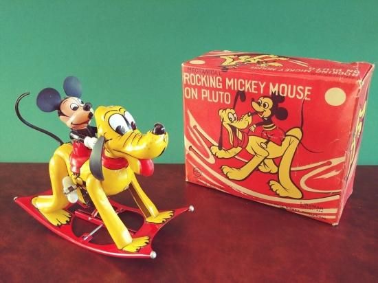 ミッキーマウス プルート ヴィンテージ ブリキ ゼンマイ式 オモチャ ミッキーマウス プルート ヴィンテージ ブリキ ゼンマイ式 オモチャ