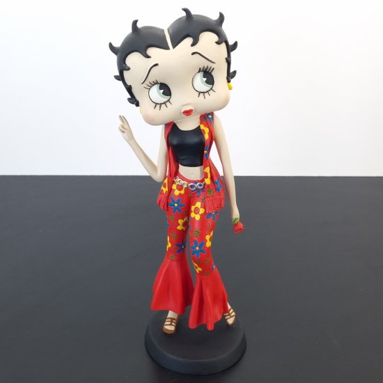 ベティ・ブープ 「フラワー・パワー」 限定版フィギュア デビッド・クラコフ Betty Boop ビンテージ ベティちゃん フィギュア 人形  アメリカ雑貨