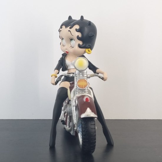 ベティ・ブープ バイクに乗ったフィギュア Betty Boop ビンテージ ベティちゃん フィギュア 人形 アメリカ雑貨