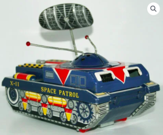 米澤玩具 ヨネザワ マリンタンク 青い戦車 ブリキ 電池式 動作品 希少 レア 米澤玩具 ヨネザワ マリンタンク 青い戦車 ブリキ 電池式 動作品