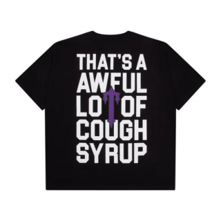 TRAPSTAR X COUGH SYRUP IRONGATE T-SHIRT - BLACK