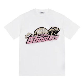 SHOOTERS CHENILLE T-SHIRT - WHITE/PINK