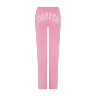 WOMEN'S IRONGATE CHENILLE SLIM FIT TRACK BOTTOMS - PINK