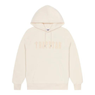 CHENILLE DECODED HOODIE - OFF WHITE