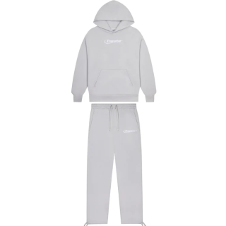 HYPERDRIVE EMBROIDERED TRACKSUIT - GREY
