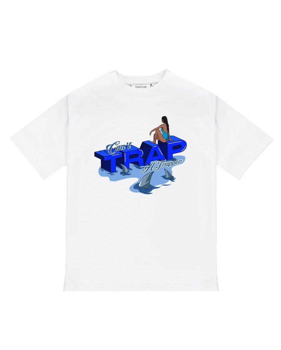 CAN'T TRAP A TRAPPER TEE 2.0 - WHITE