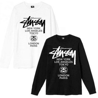 ƥ塼 ĹµT STUSSY WORLD TOUR LS TEE [¹͢]ξʲ