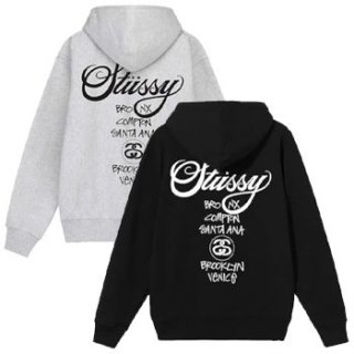 ƥ塼 åȥѡ STUSSY WORLD TOUR HOODIE [¹͢]ξʲ