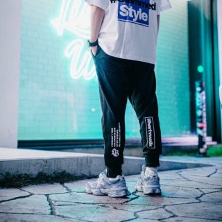 LB Box Logo Pants Black