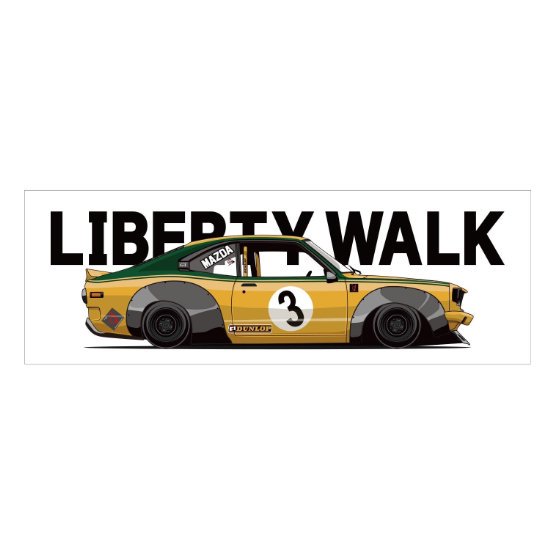 LIBERTYWALK BOX Sticker RX3 | リバティーウォーク ボックス ステッカー RX3 JPY1000- LB HOKKAIDO  TOMAKOMAI