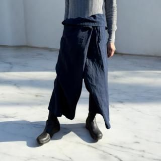 良品 KAPITAL キャピタル 藍染め 麻 リネン ワンピース サイズ1 良品 KAPITAL キャピタル 藍染め 麻 リネン ワンピース サイズ1 良品