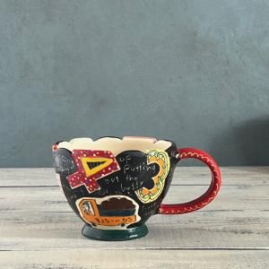 KATURA マグカップ パッチワークなマグカップ 少し過ごしやすくなって、このカップ