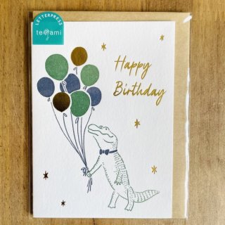 ꡼ƥ󥰥 Crocodile Happy Birthday 
