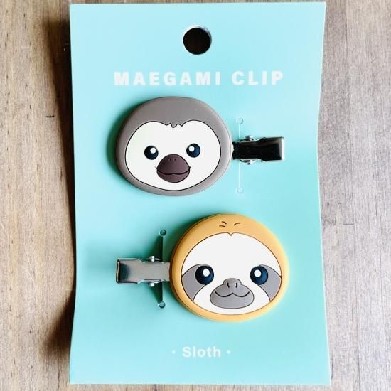 ナマケモノの前髪クリップ