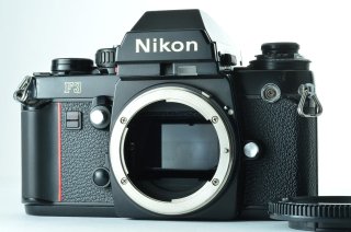 Nikon F3 with DE-2 viewfinder professional SLR film camera; body only, no lens