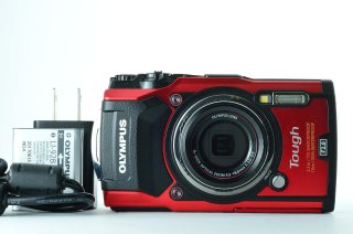 OM SYSTEM OLYMPUS TG-5 Waterproof Camera with 3-Inch LCD, Red