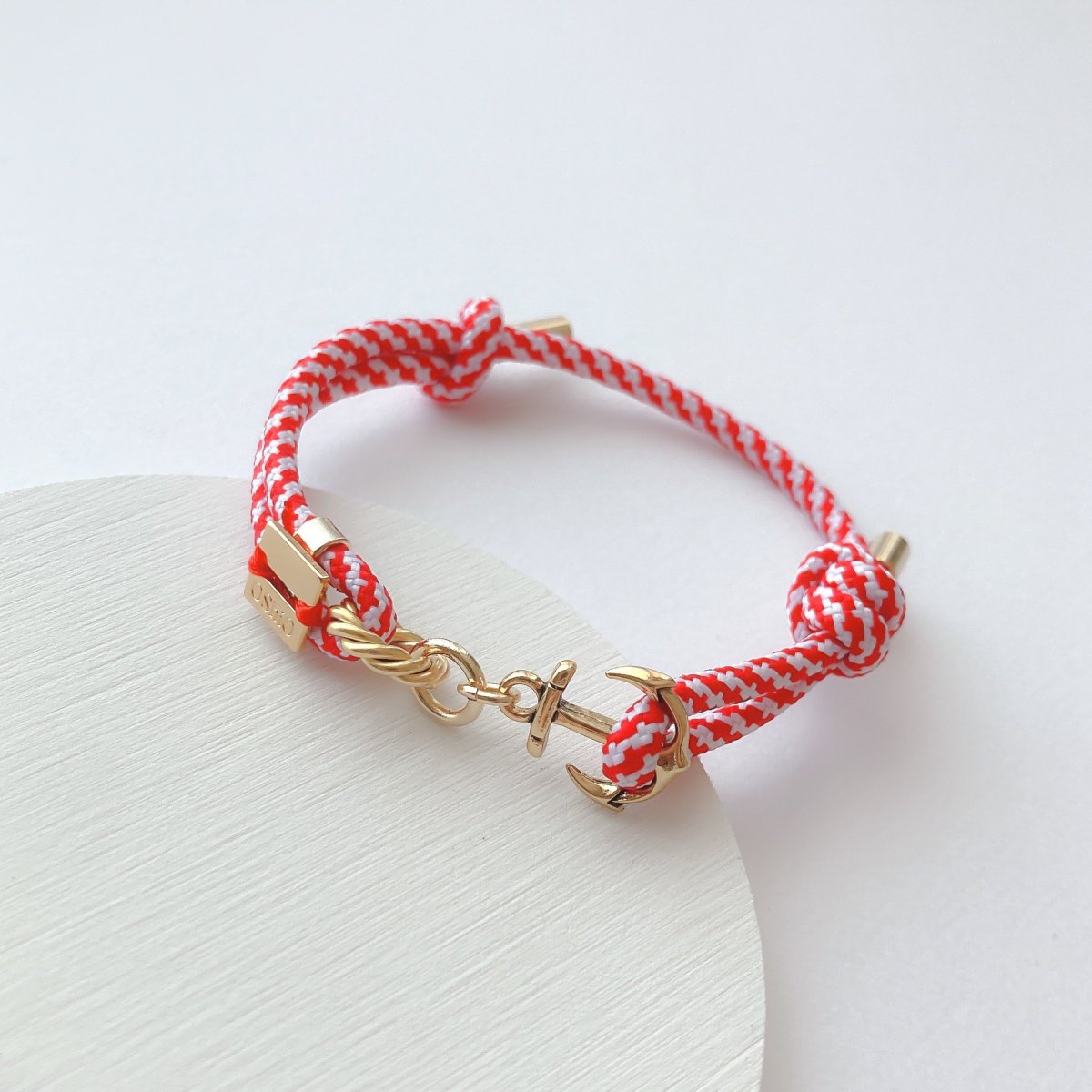 BRACELET:RedWhiteanchor