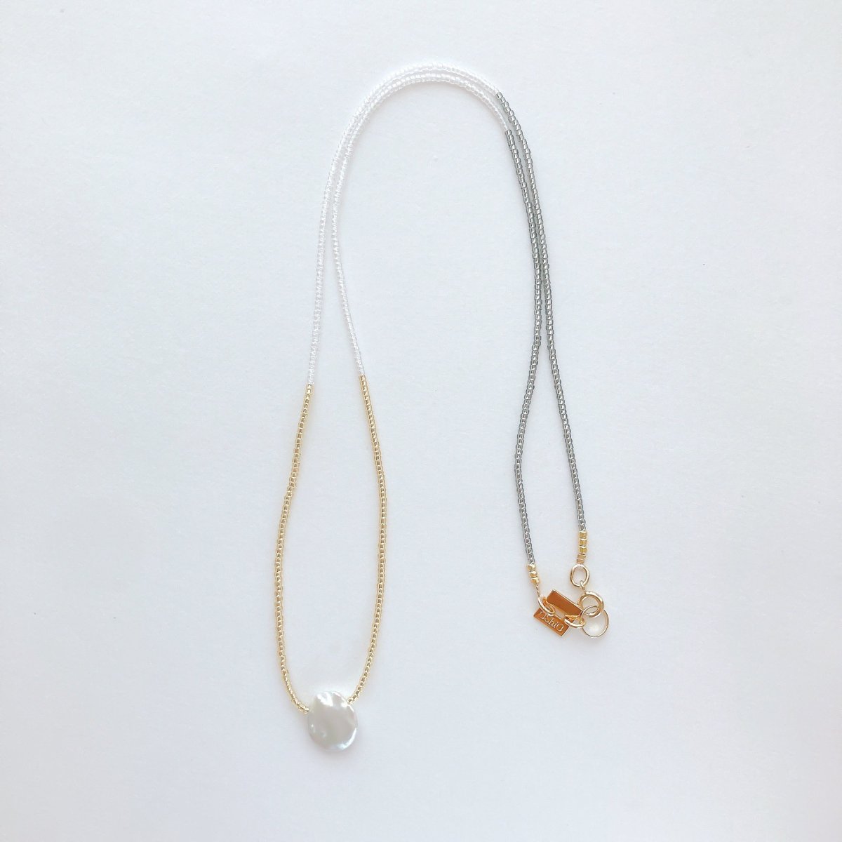 LONG NECLACE:Freshwater pearlAMNC0001-A