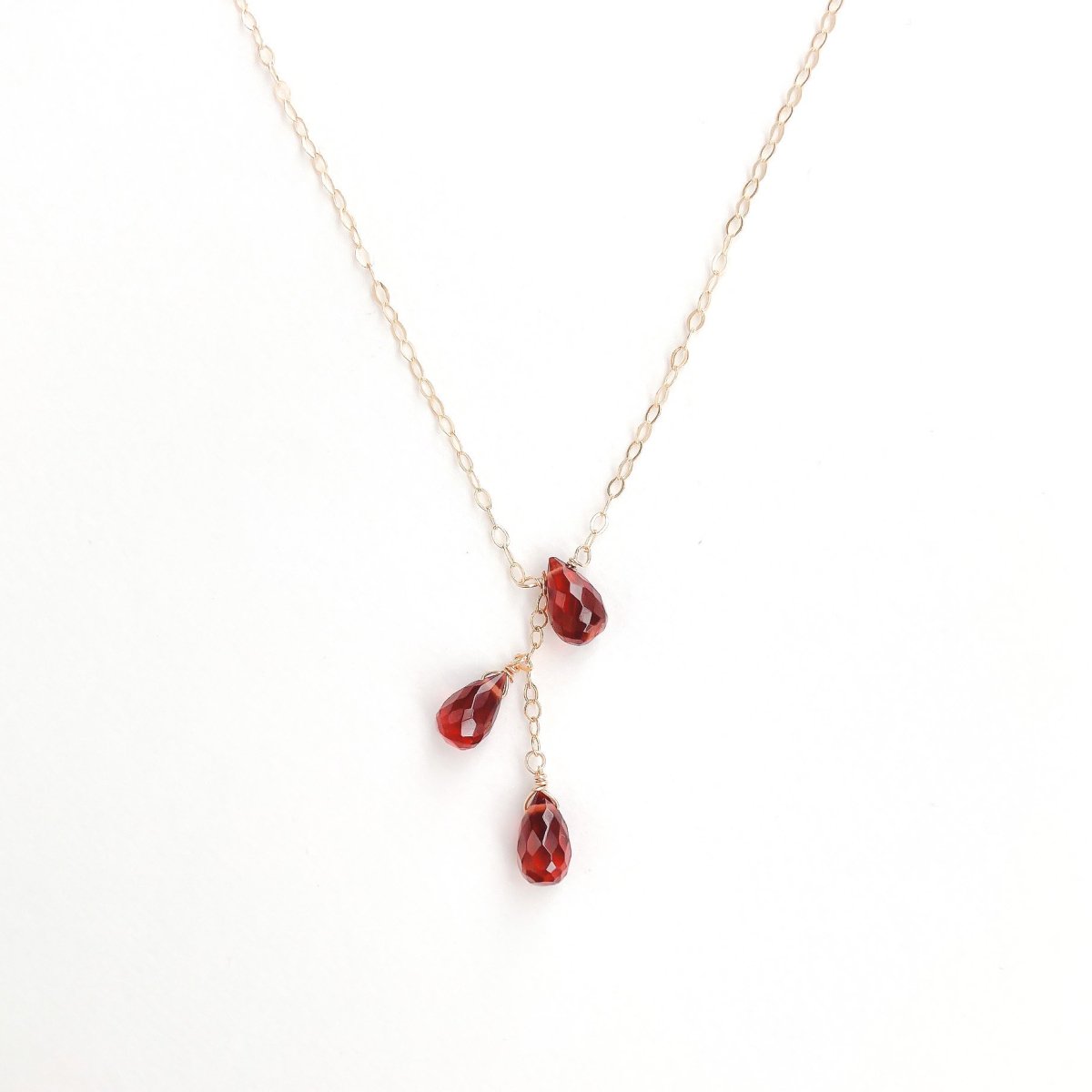 NECLACE:garnet14KGF-GFN0003