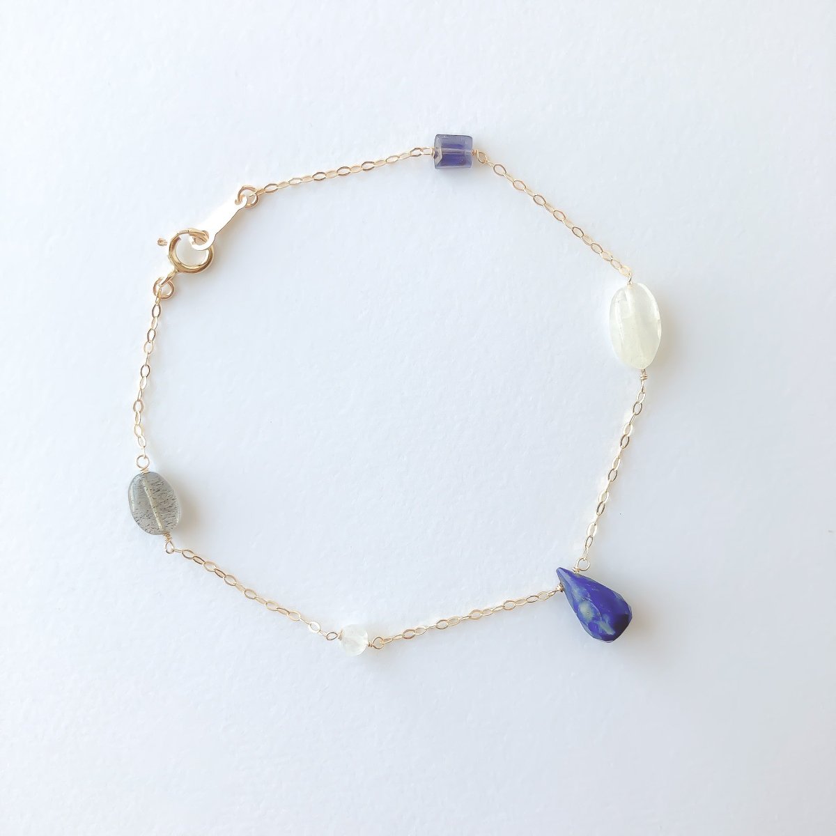 BRACELET:lapis lazuli mix14KGF-GFB0004