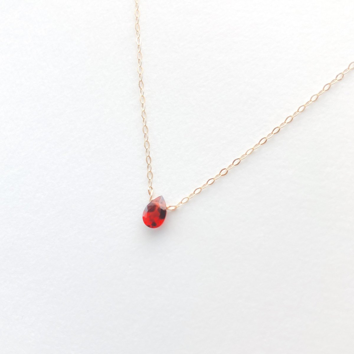 NECLACE:Garnet14KGF-GFN0013